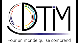Logo de l'Ecole du DTIM avec le sous titre : Un monde qui se comprend